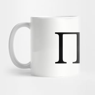 Pi Greek Letter Mug